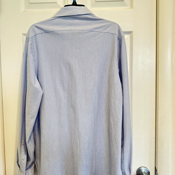 Michael Kors Slim-Fit Stretch Cotton Blend Shirt - Picture 3 of 5